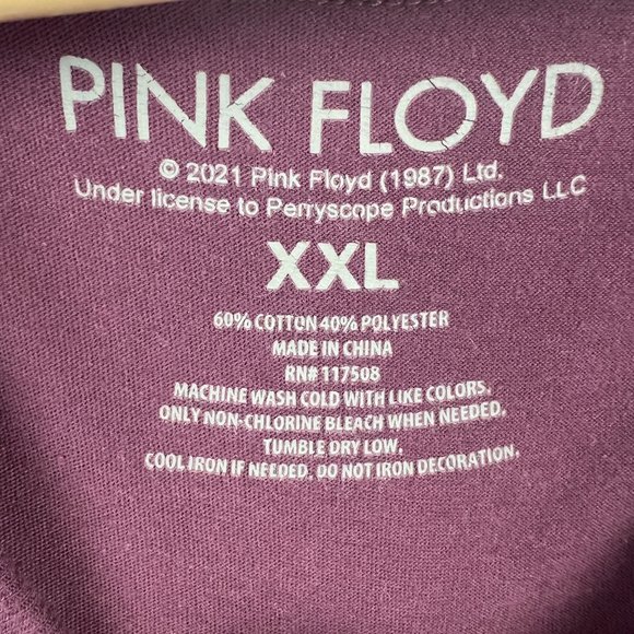 Pink Floyd 2021 Official "Dark Side of the Moon" Graphic Band T-Shirt Size CXL - Picture 3 of 6